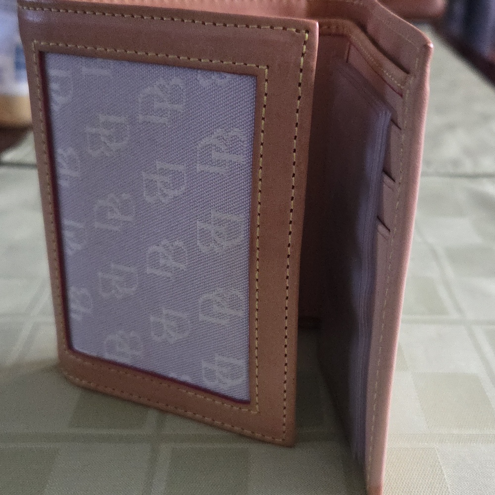 Dooney & Bourke Lavender Tri-Fold Wallet - Picture 4 of 4